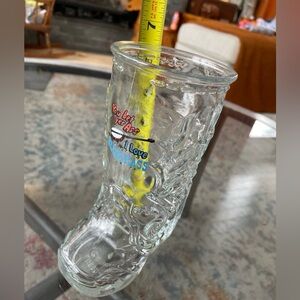 Novelty Glass Boot Mug/Stein